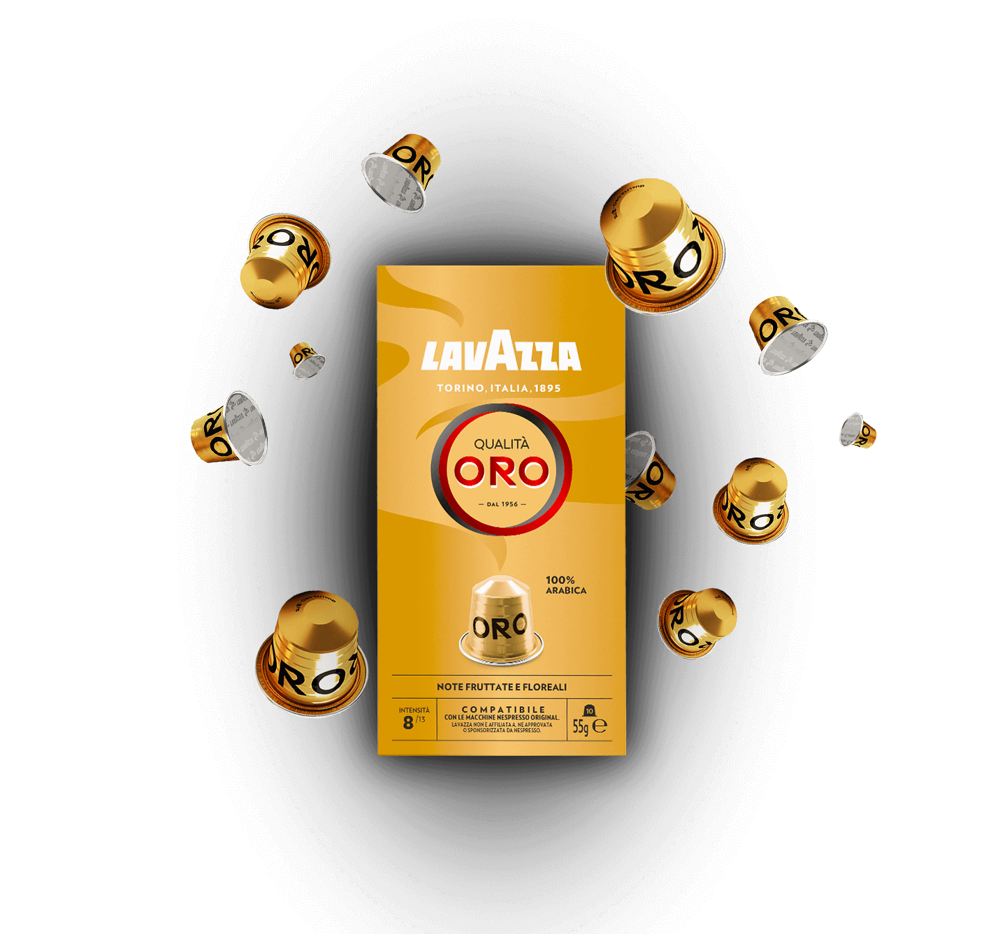 Lavazza Qualità Oro Compatibile con Nespresso Original 10 Capsule 55 g