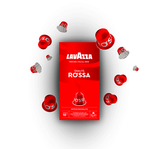 Qualità Rossa - Capsules Lavazza compatible with Nespresso* Original  machines