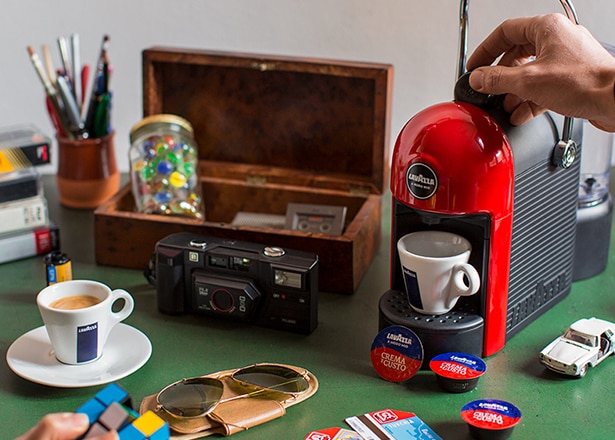 Lavazza Jolie Plus Macchina da caffè Capsule A Modo Mio Rossa + 60 capsule  Zicaffè Miscela