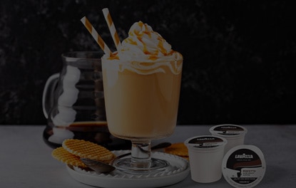 Salted Caramel Coffee made with Lavazza Keurig K-Cup® Pods