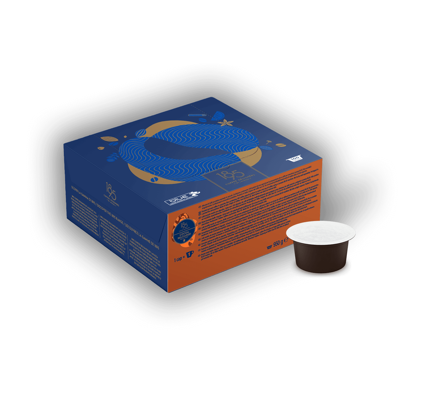 Cocoa reloaded BLUE capsule - 1895 Coffee Designers | Lavazza