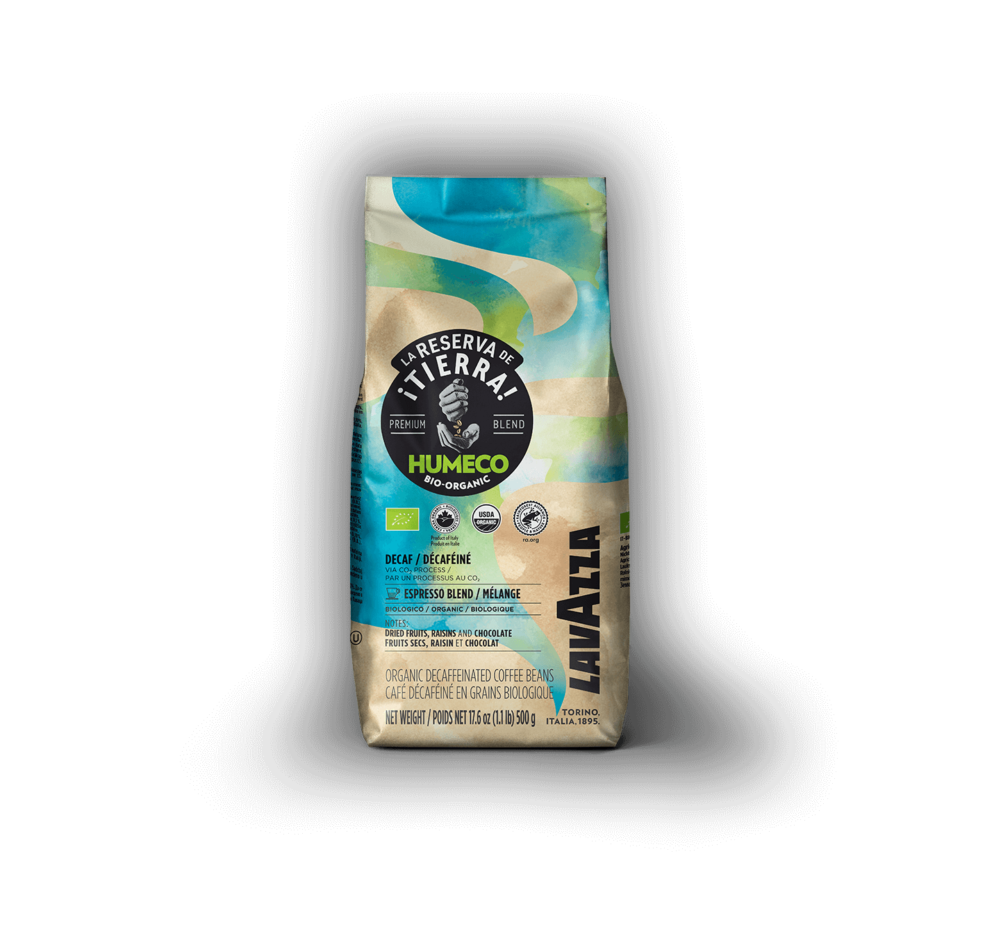 La Reserva de ¡Tierra! Humeco Decaf - Organic Barista Coffee | Lavazza