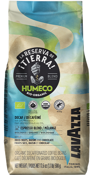La Reserva de ¡Tierra! Humeco Decaf - Organic Barista Coffee | Lavazza