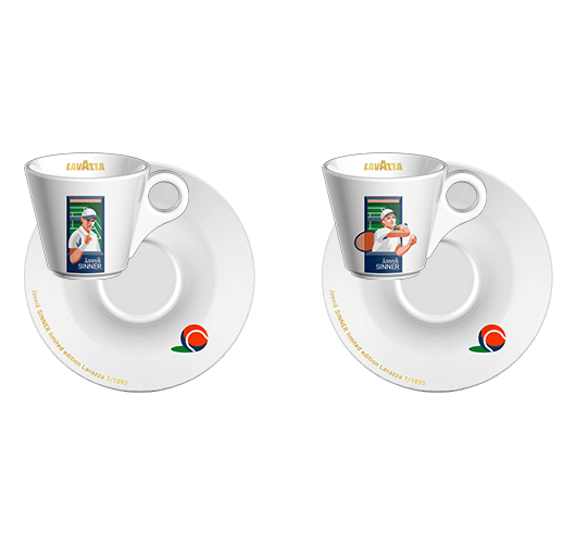 Espresso Set Jannik Sinner: Gold Edition Grass | Lavazza