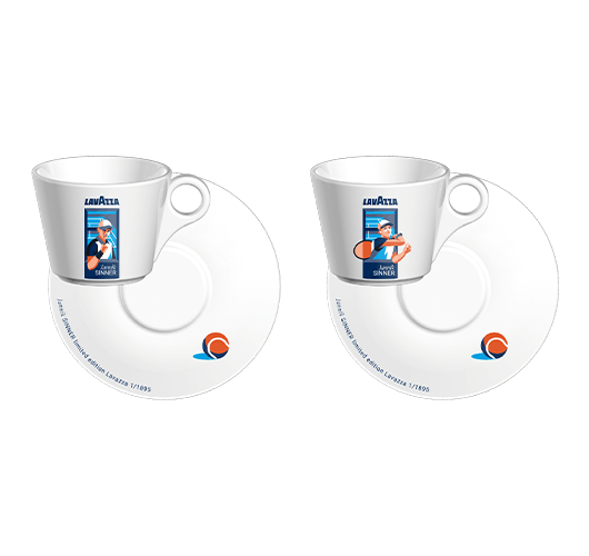 Cappuccino set limited edition Jannik Sinner