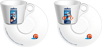 Cappuccino set limited edition Jannik Sinner