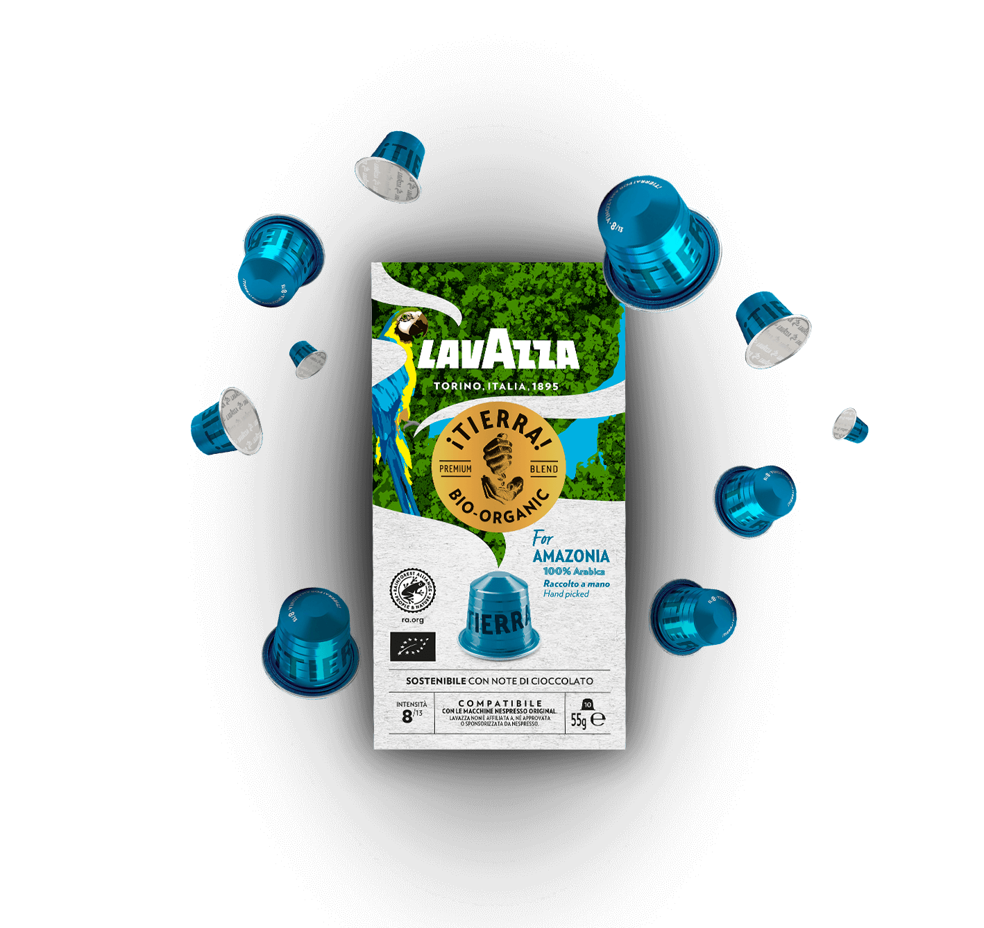 Tierra! For Amazonia - Capsules Lavazza compatible with Nespresso
