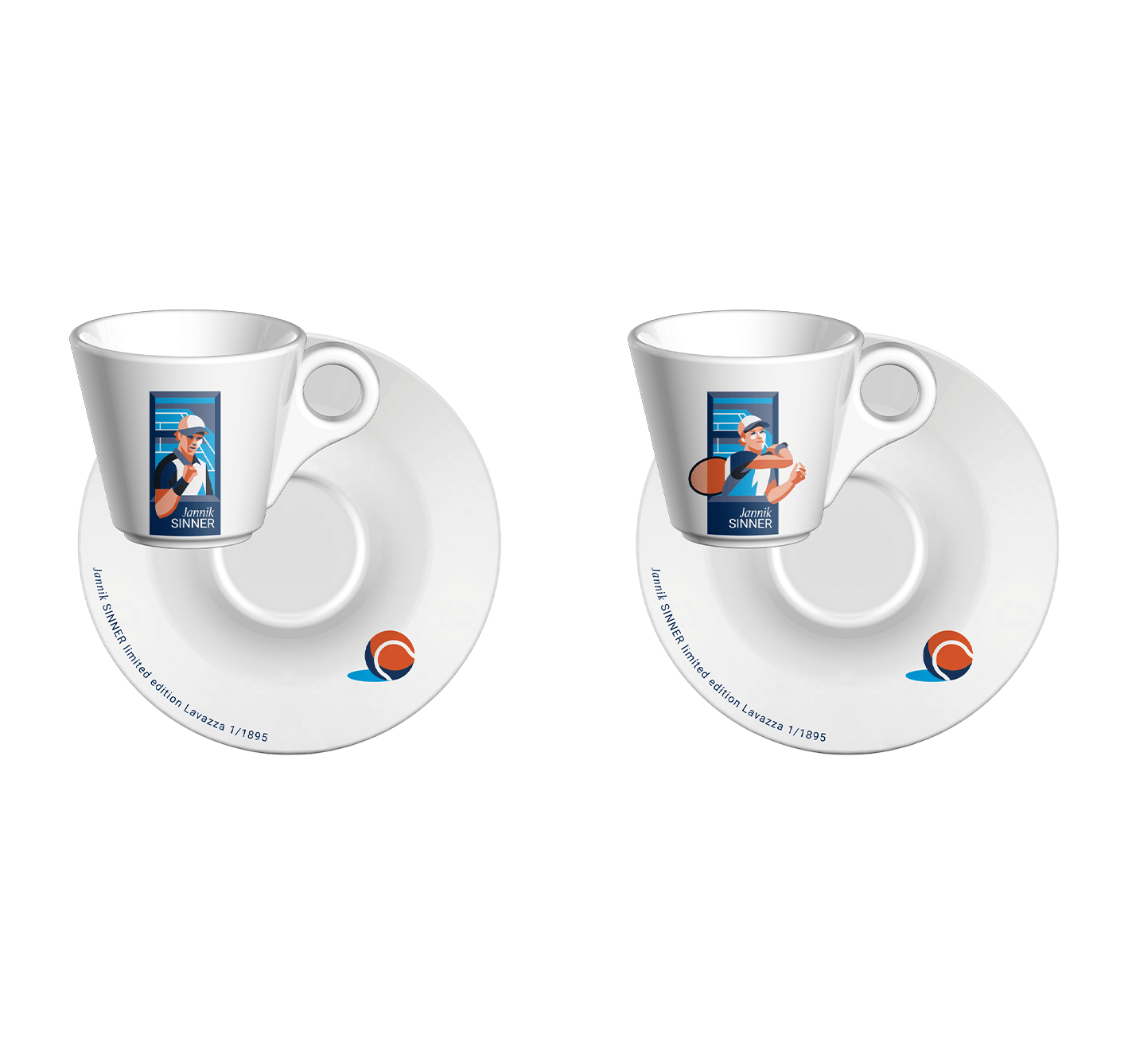 Espresso set limited edition Jannik Sinner