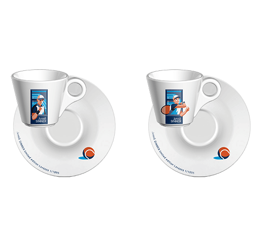 Espresso set limited edition Jannik Sinner