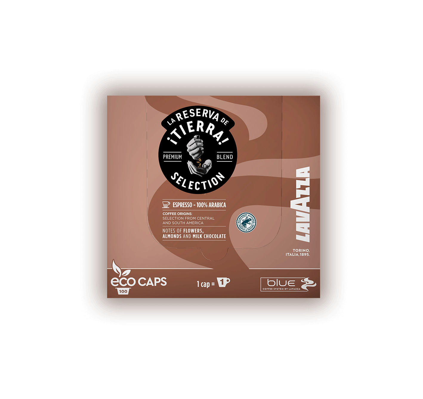 Blue Capsules La Reserva de Tierra Selection Compostable Lavazza