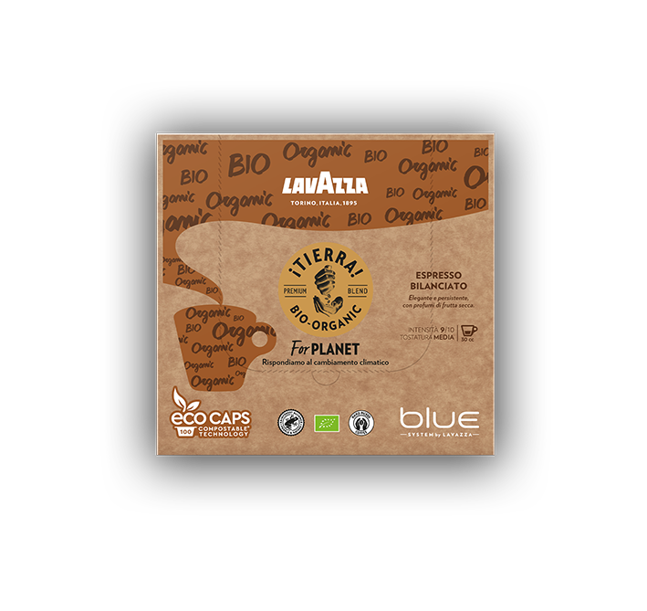 ¡Tierra! For Planet Espresso Bilanciato in Blue Capsules