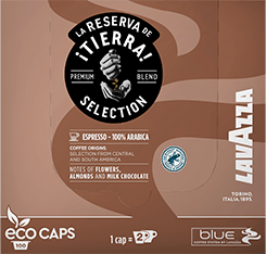 La Reserva de ¡Tierra! Selection 100% Arabica COMPOSTABLE* Blue Capsules x2