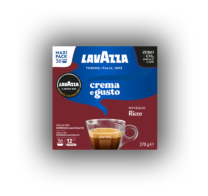 Lavazza A Modo Mio Crema E Gusto Espresso Cápsulas Cafetera 16 Cápsulas 1  Caja