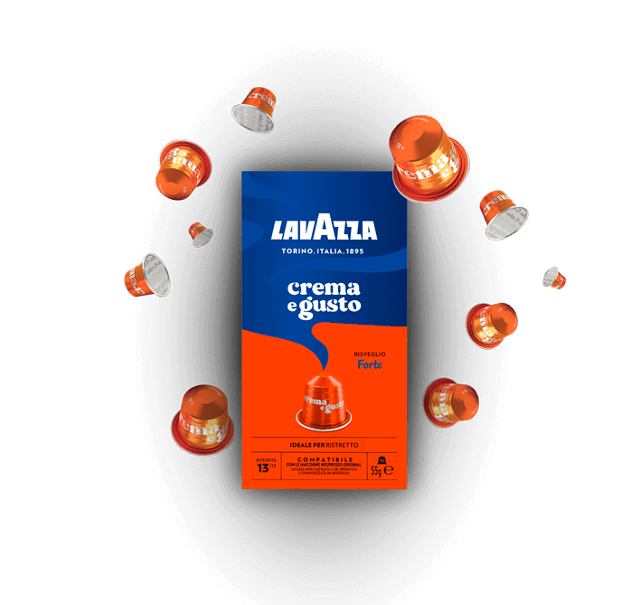 Crema e Gusto Forte - Capsules Lavazza compatible with Nespresso* Original  machines