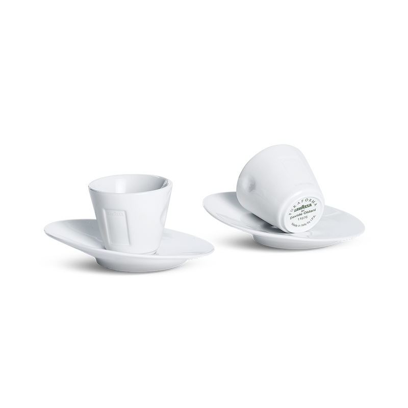Lavazza Espresso cups and spoons Coffee cup and spoons set Lavazza
