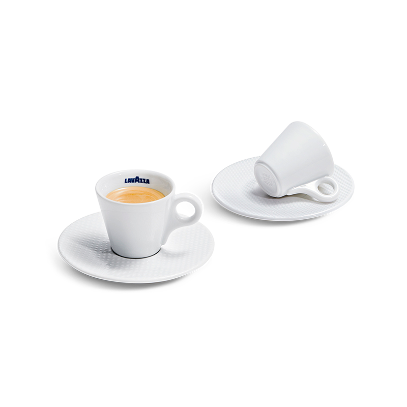 Lavazza Espresso cups and spoons Coffee cup and spoons set Lavazza