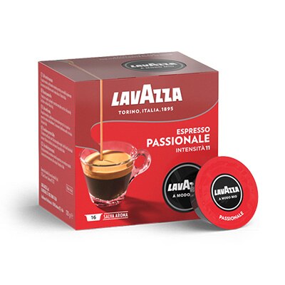 Coffee Capsules For Espresso A Modo Mio Passionale Lavazza
