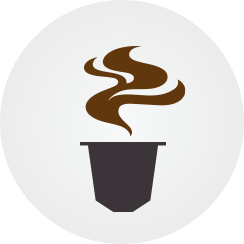 Aroma-saving coffee capsule