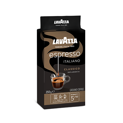 Ground for and Moka Pot Lavazza