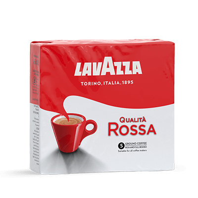 Qualita Rossa Ground Coffee For Moka Pot Lavazza