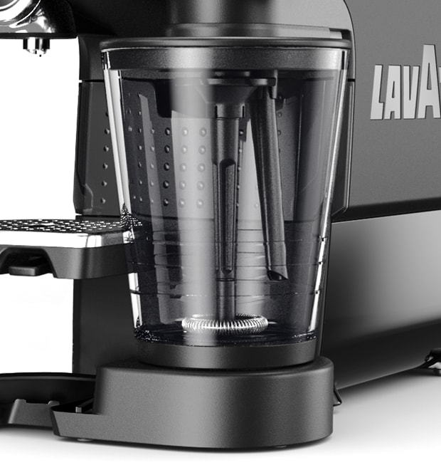Fantasia A machine for preparing milk and coffee Lavazza