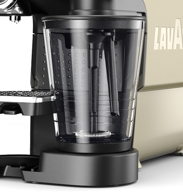 Fantasia A machine for preparing milk and coffee Lavazza