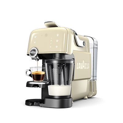 Fantasia: A machine for preparing milk and coffee | Lavazza