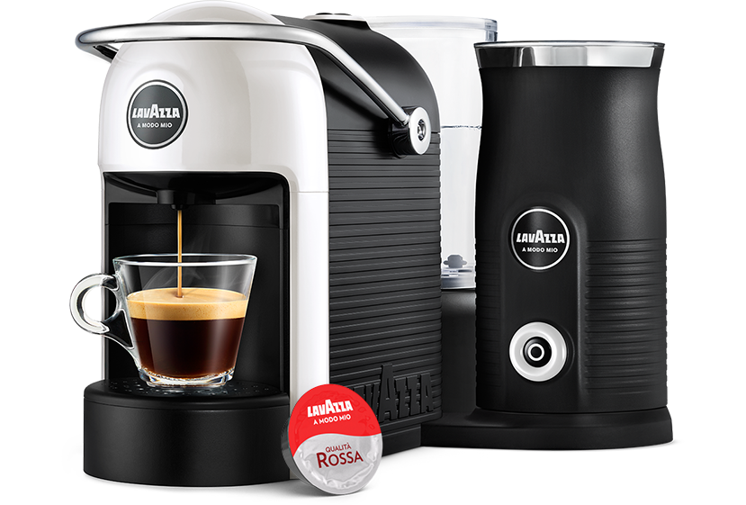 Jolie & Milk Coffee Machine and Milk Frother Lavazza