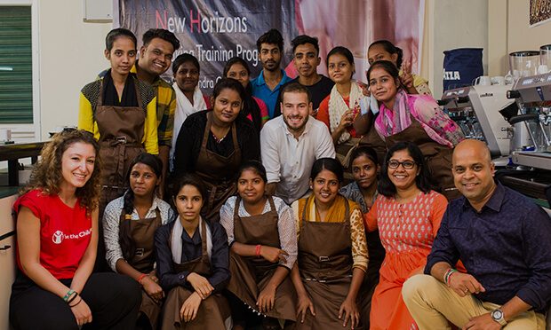 Alongside the youths of the slums
