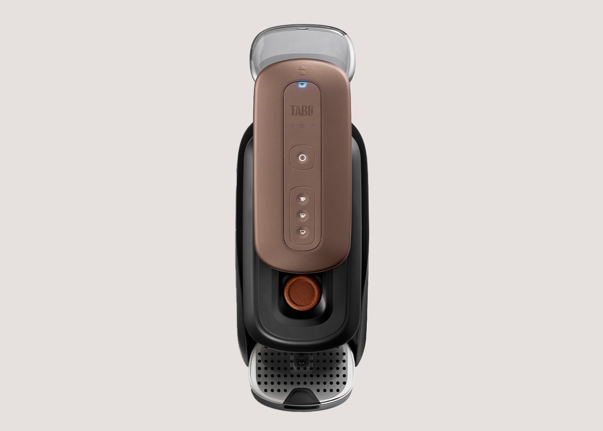 Tablì machine with tab