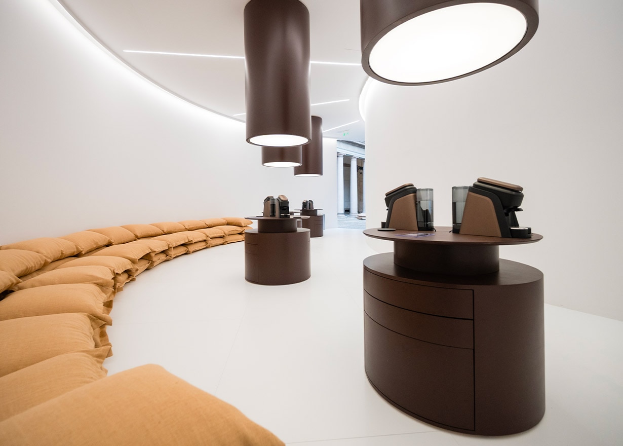 inside installation Milan Design Week